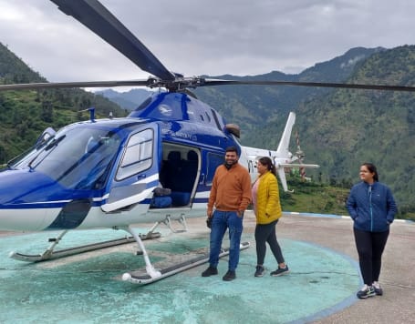 Helicopter Service to Hemkund Sahib For 1 Day