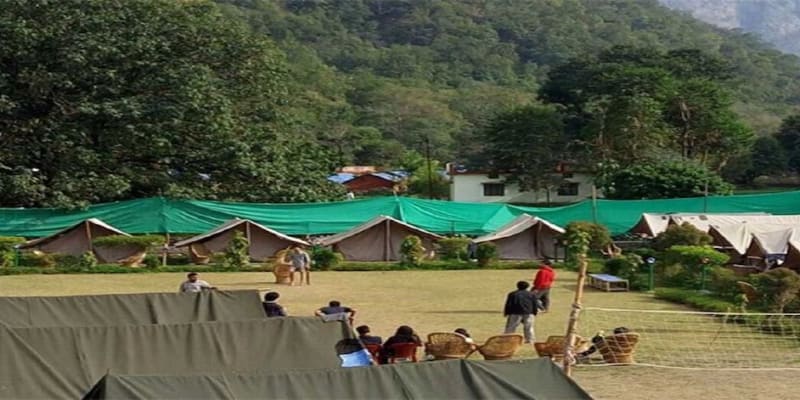 Camping in Rishikesh near Ganga