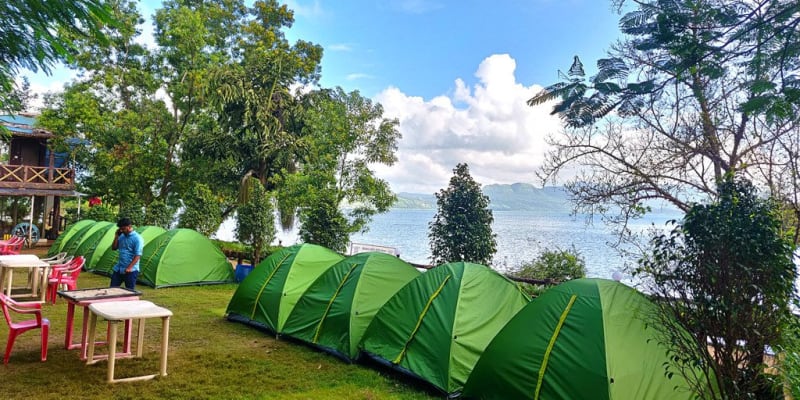 Camping at Pawna lake