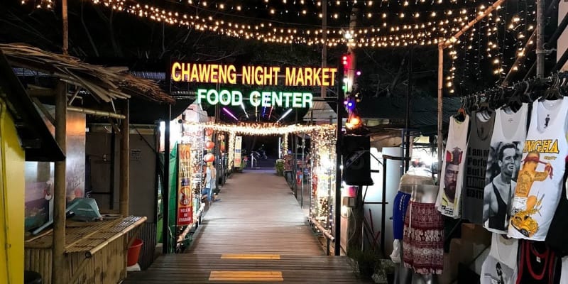 Chaweng walking market