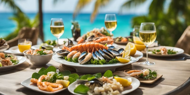 Savor Fresh Seafood While Feeling Sand Beneath Your ͏foot at Menega Cafe