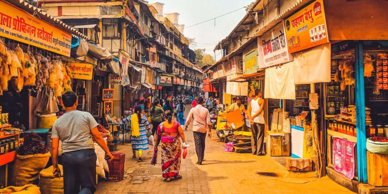 Hop On The Streets For Shopping Spices