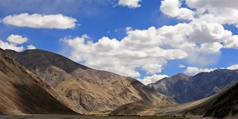 Leh Ladakh Map From Zanskar Valley