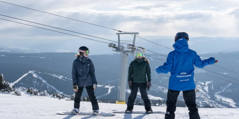 Take lessons at a ski school