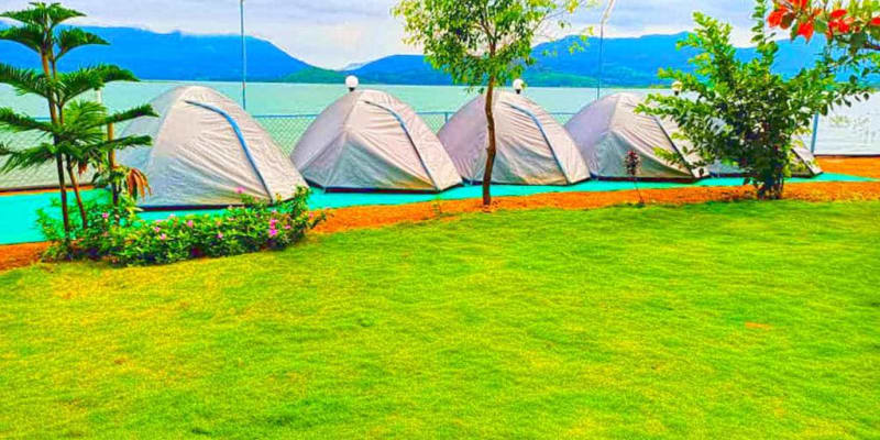 Pawna Lake with separate grill Camp