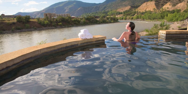 Soaking in Hot Springs