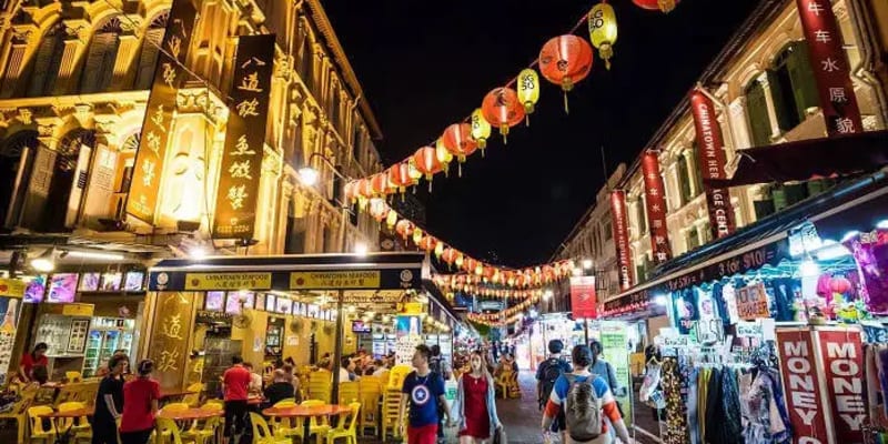 Shopping at Chinatown Street Market