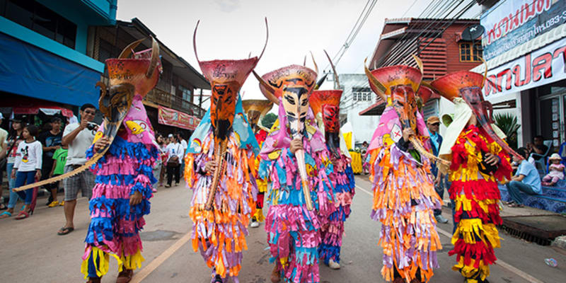 Phi Ta Khon (Ghost Festival)