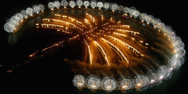 Palm Jumeriah Fireworks