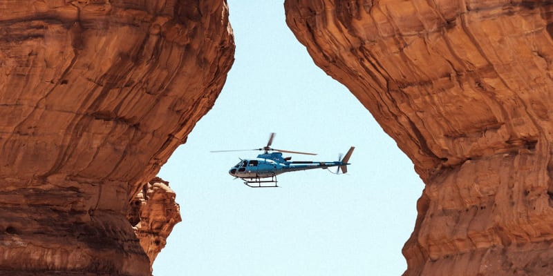 Helicopter Tour of Al Ula