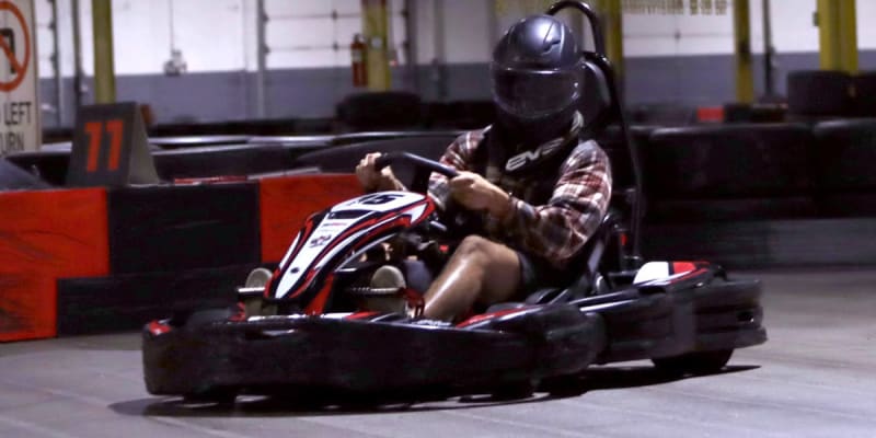 Throttle It out At Go-Karting