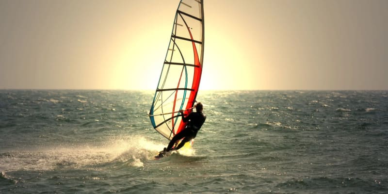 Windsurfing at Ao Nang