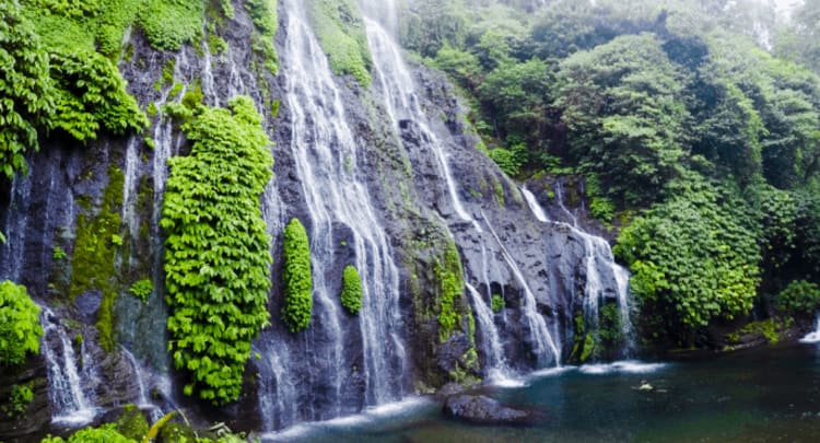 Banyumala twin waterfalls, Bali