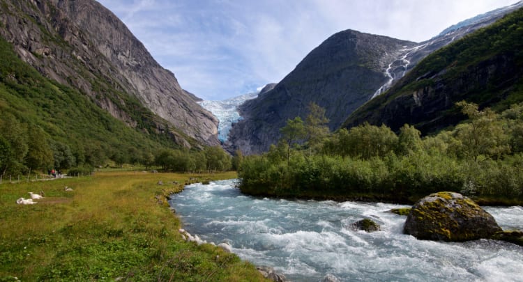 Briksdalsbreen Glacier