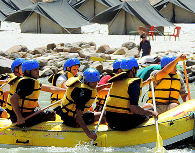 Camping in Rishikesh with Rafting Image