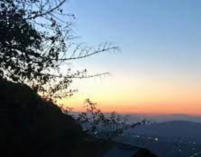 Sunrise at a Hilltop in Indru Nag Image