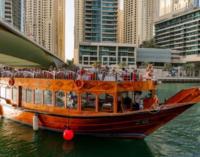 Dhow Cruise Marina With Dinner, Dubai Image