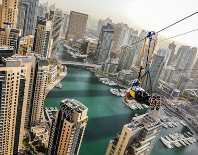 Xline Zipline in Dubai Marina Image