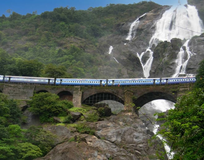 Goa Packages With Dudhsagar Waterfall Image