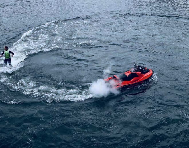 Jet Skiing at Rajiv Gandhi Water Sports Complex Port Blair Image