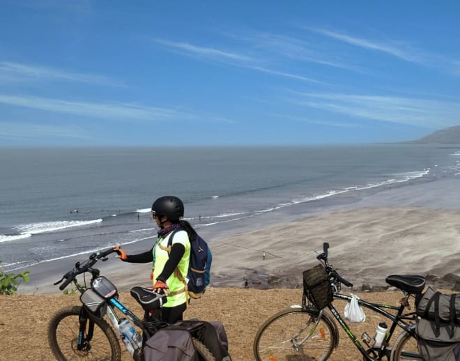 Alibaug Beach Cycling Trip Image