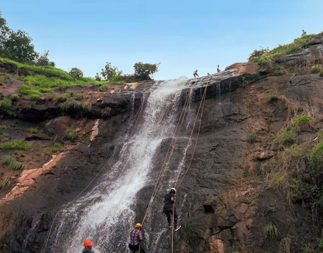 Diksal Waterfall Rappelling Bhivpuri Image