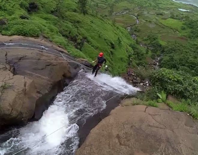 Diksal Waterfall Rappelling Bhivpuri Image