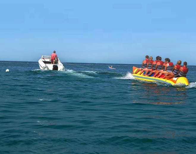 Bumper Ride at Anjuna Beach, Goa Image