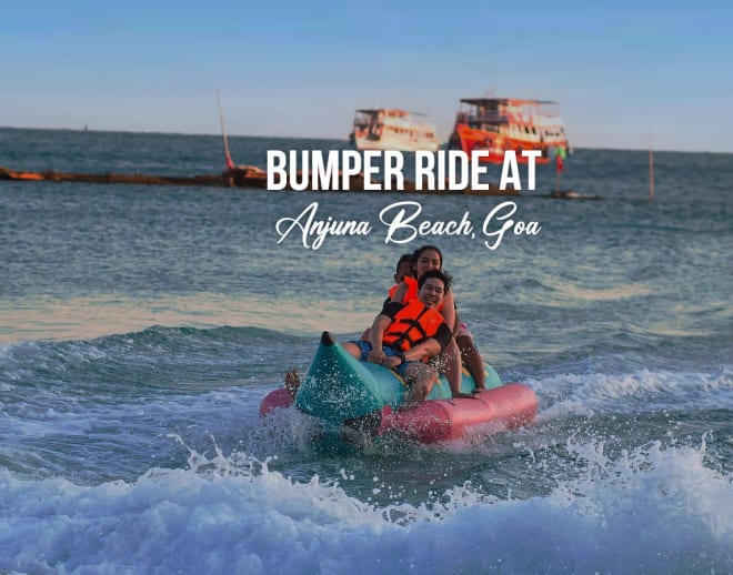 Bumper Ride at Anjuna Beach, Goa Image