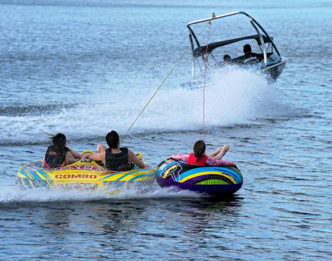 Bumper Ride at Anjuna Beach, Goa Image