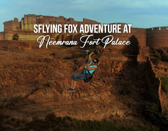 Flying Fox Adventure at Neemrana Fort Palace Image