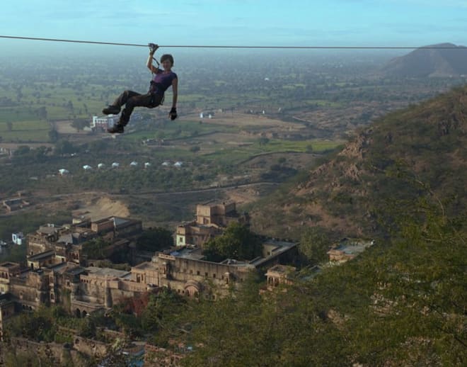 Flying Fox Adventure at Neemrana Fort Palace Image