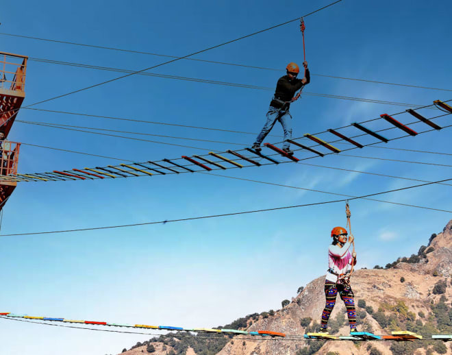 Sky Bridge at Mussoorie Image