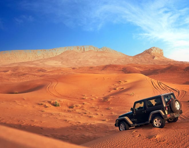 Thar Desert Drive Image