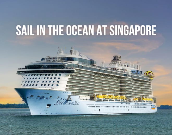 Sail In The Ocean At Singapore Image