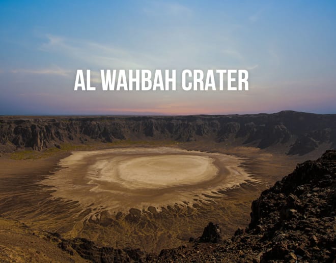 Trek to Al Wahbah Crater Image