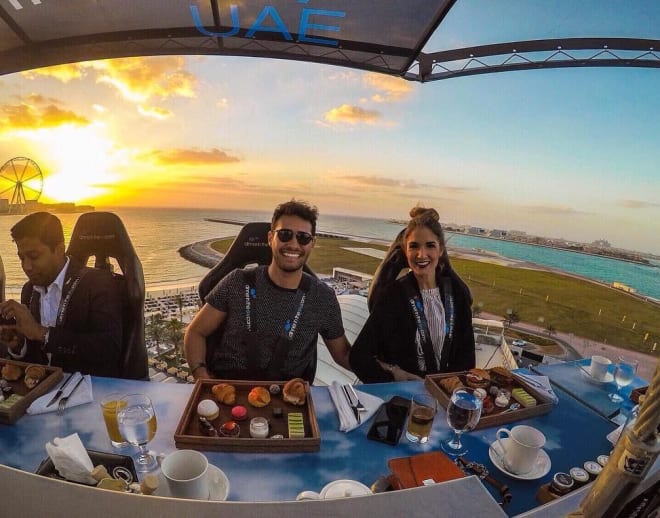 Dubai's Dinner in the Sky Image