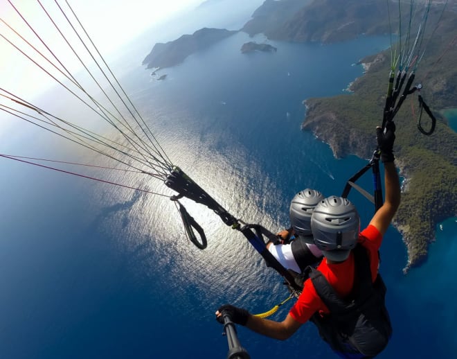 Anjuna Paragliding North Goa Image