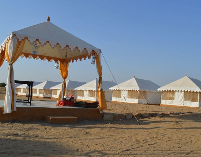 Sam Desert Camping At Jaisalmer Image