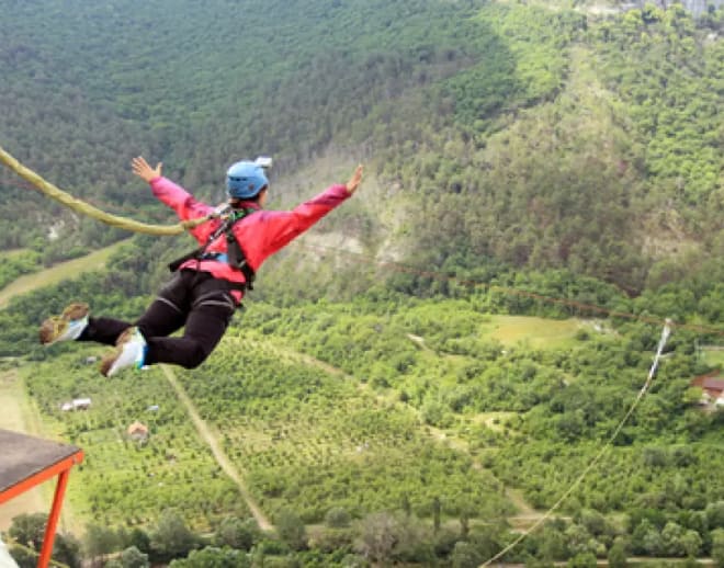 Highest Bungee Jumping in Rishikesh Image