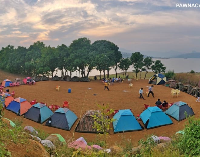 Camping at Pawna Lake Lonavala Image