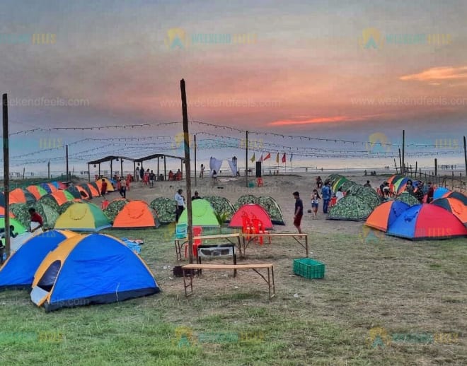 Alibaug Beach Side Camping Image
