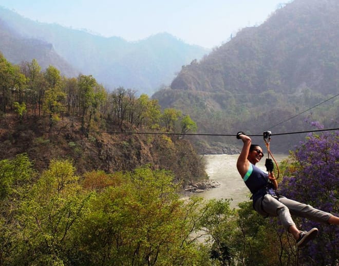 Flying Fox in Rishikesh Image