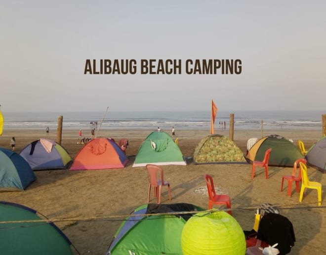 Alibaug Beach Camping Image