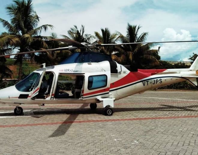 Helicopter ride in Chennai Image