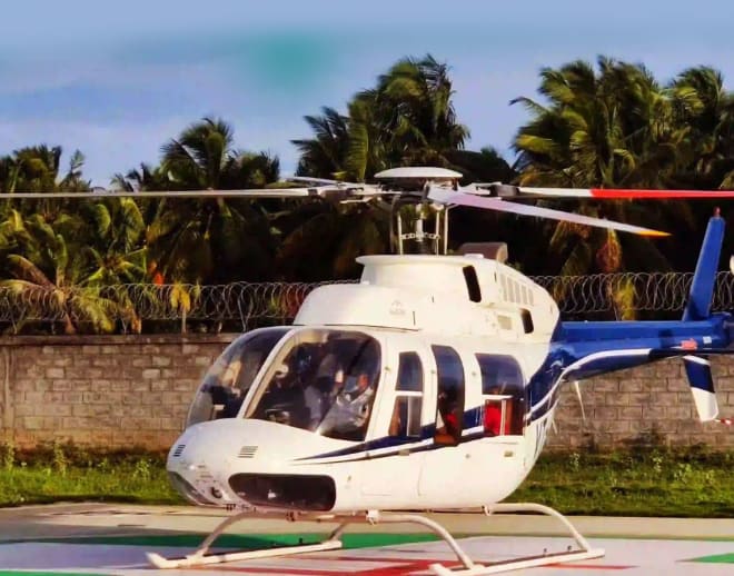 Helicopter ride in Chennai Image