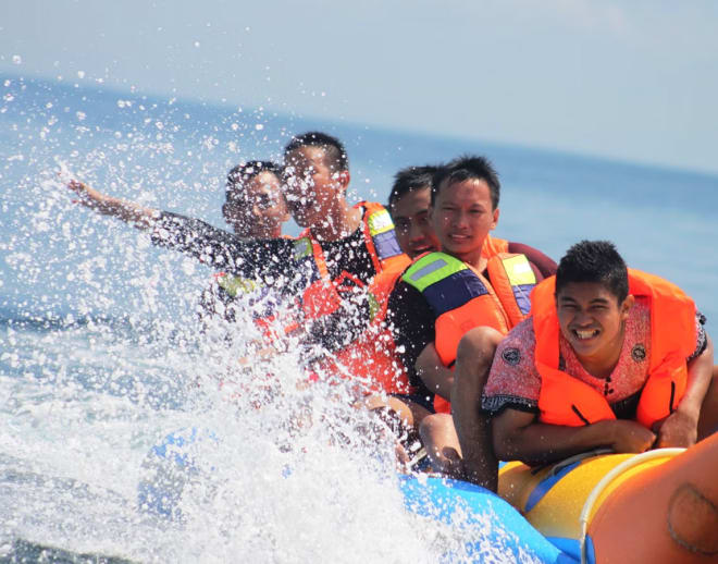 Jet Ski In Goa With Banana Ride Image