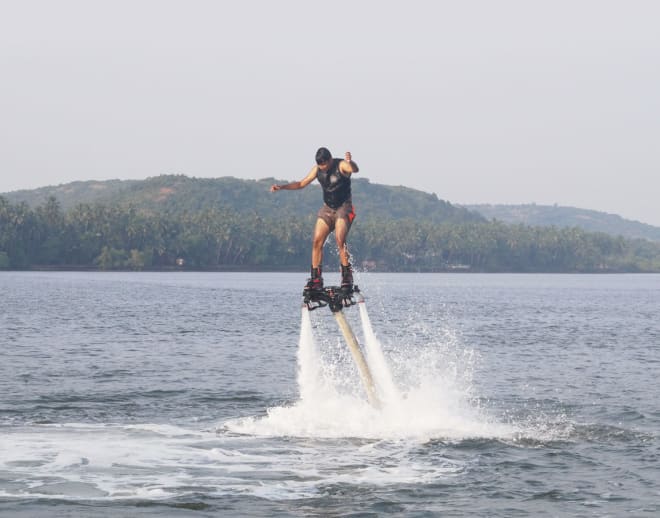 Flyboarding in Goa On Calangute Beach And Chapora River Image