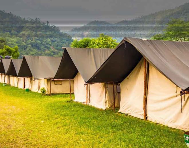 Beach Camping in Rishikesh Image