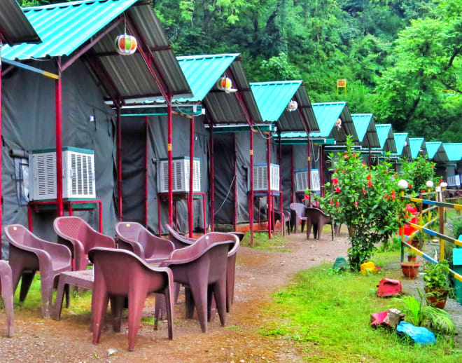 Riverside Camping in Rishikesh Image